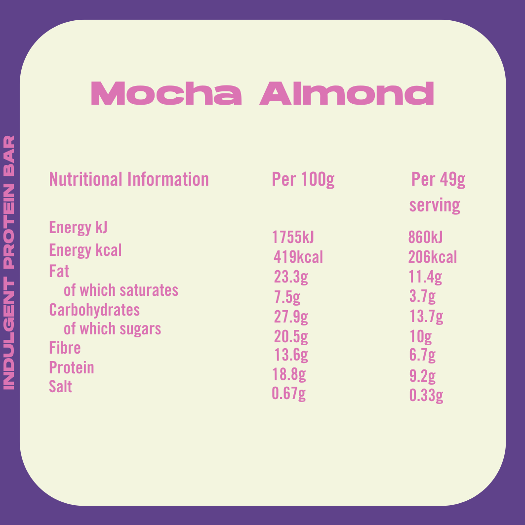 Verwöhnende Proteinriegel - Mocha Almond